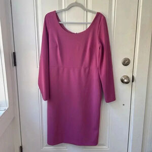 Betsey Johnson Sheath Dress in Rose Pink Sz 12 Office Wear Stylish